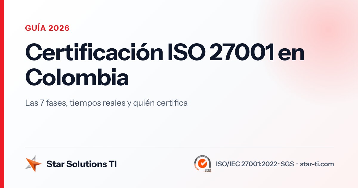 Certificación ISO 27001 en Colombia: paso a paso y tiempos reales